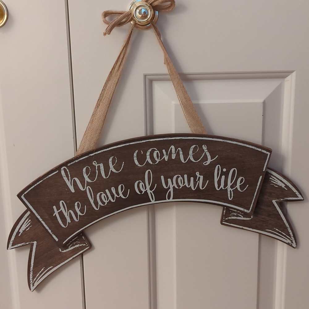 Wedding sign